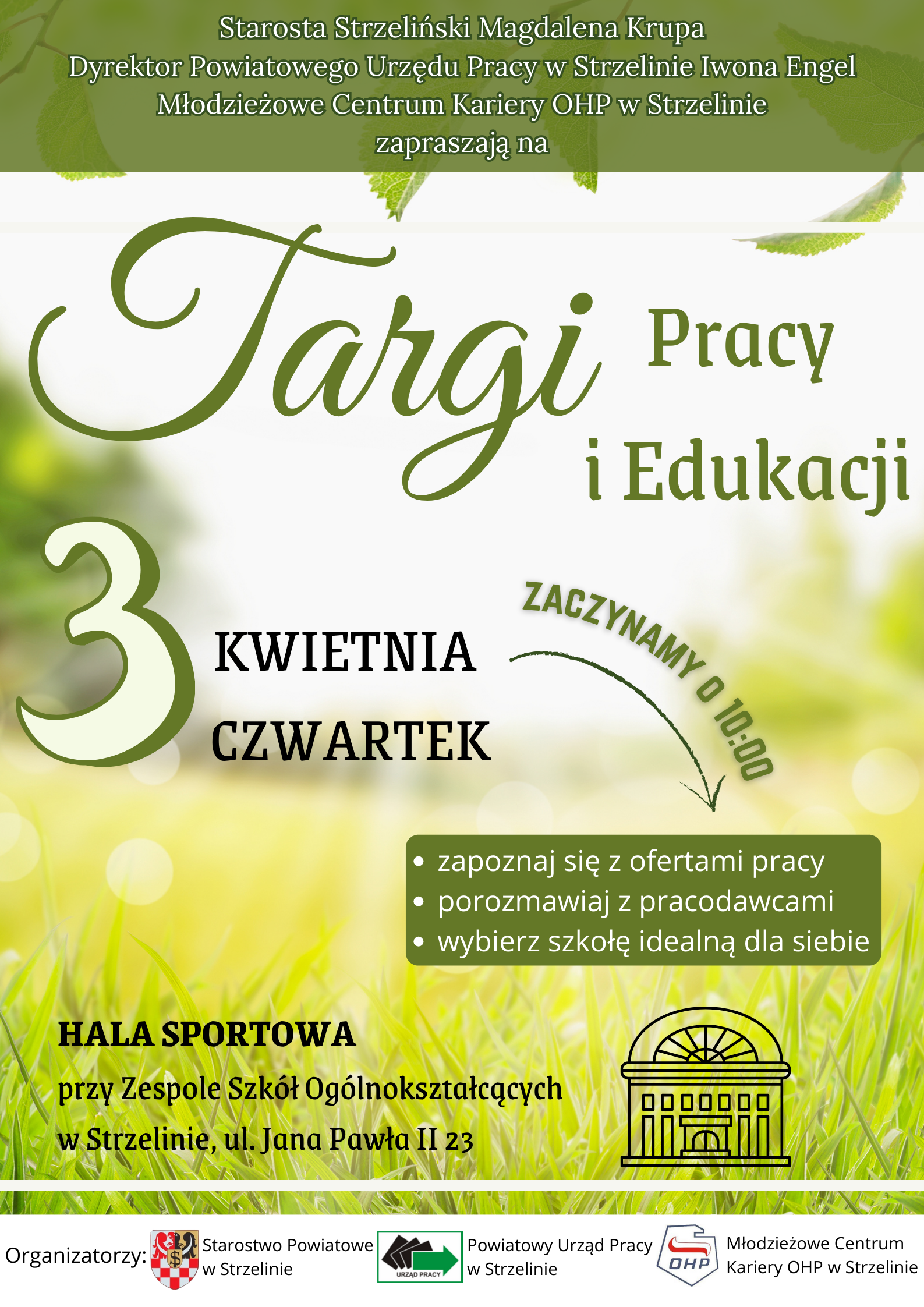 Zdjęcie artykułu Targi Pracy 03.04.2025 r.