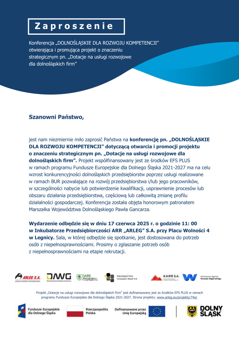 Zdjęcie artykułu Zaproszenie na wyjątkową konferencję