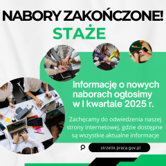 Zdjęcie artykułu Koniec naborów na staże